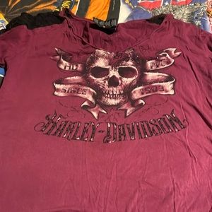 Women’s Harley Davidson lace sleeve shirt